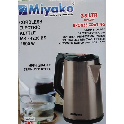 Picture of 2.3 Liter Miyako Electric Kettle MK-4230 BS Multicolor