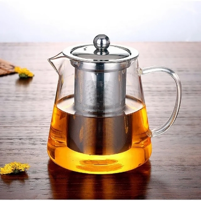 Picture of Clear Glass Tea Or Coffee Kettle 74-2 Multicolor