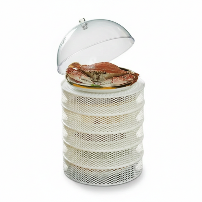 Picture of 5 Layer Food Insulation Covers Transparent Stackable Dustproof Leftovers Food Storage Box Container Kitchen Organization_Prime Mall Multicolor