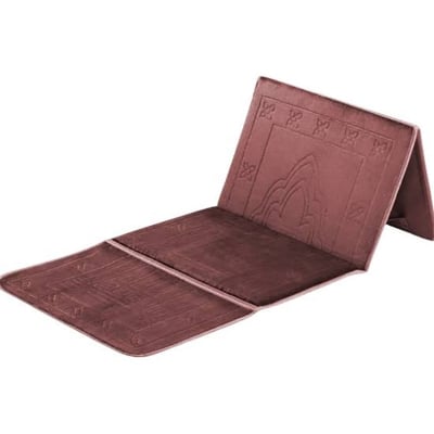 Picture of Foldable Luxury Backrest Prayer Mat Carpet Muslim Recliner Chair Travel Recliner 