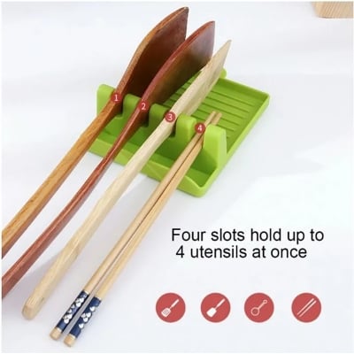 Picture of Spoon Holder, Spoon Rest Holder Utensil Organizer Multicolor