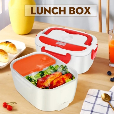 Picture of 110V Portable Electric Heating Lunch Box Bento Lunch Box Container Food Warmer Multi