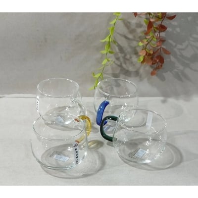 Picture of 4 pcs Deli GLASS CUP GPB26-L4 410ML Multicolor