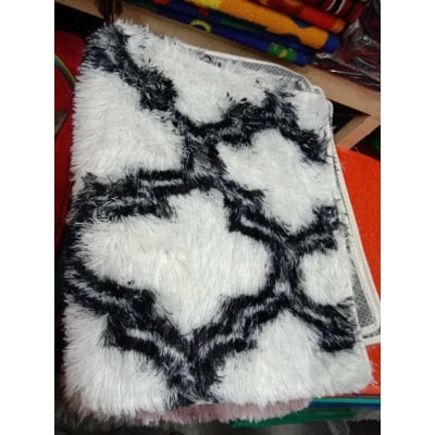 Picture of 40/60 CM Paposh Feather Touch sheepskin Floor Mat rugs for Bedroom 1 pcs Multicolor