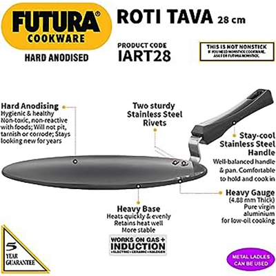 Picture of Hawkins Futura Nonstick Tava 28 cm IART28 INDUCTION Black