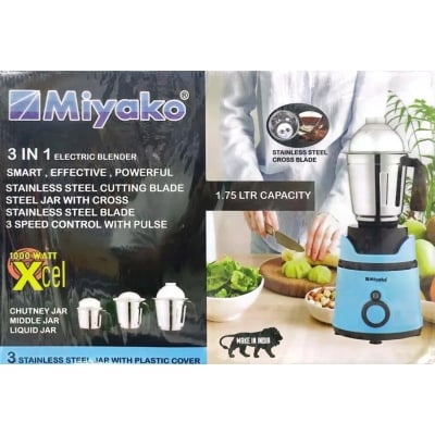 Picture of Miyako 3 in 1 Blender plus Grinder Xcel 1000WATT 