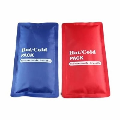 Picture of Reusable Hot and Cold Gel Pack- Ice Pack for Knee, Solder, Back Injuries- Micro woven Heating Pad Multicolor