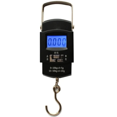 Picture of Digital Hanging Weight Scale, Portable Hanging Electronic Hook Scale-Black - Weight Machine Digital Multicolor