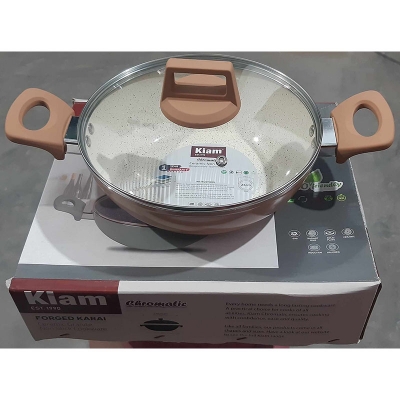 Picture of 24CM Kiam Karai With Glass Lid CERAMIC Multicolor