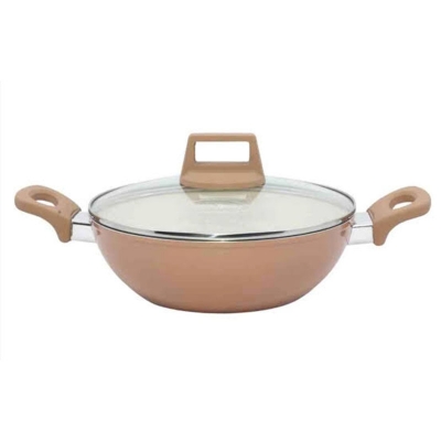 Picture of 26CM Kiam Multipan With Glass Lid CERAMIC Multicolor