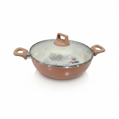 Picture of 30CM Kiam Multipan With Glass Lid CERAMIC Multicolor
