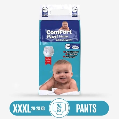 Picture of Comfort Baby Pant Diapers XXXL Size(20-28kg)-24pc XXXL(26Kg and Above),21-40 Pcs