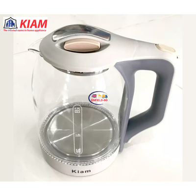 Picture of Kiam Electric Kettle (Glass) BL-002 (1.8Ltr) Multicolor