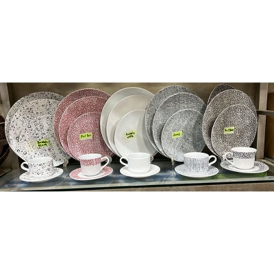 Picture of 32 Pieces Ariane Dinner Set Modern Design (DESIGNS AS PER PICTURES) Multicolor