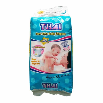Picture of Thai Baby Diaper Pant XL (13-18 Kg) 4 Pcs 