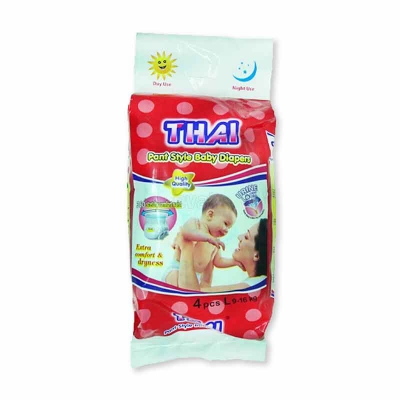 Picture of Thai Baby Diaper Pant Large (9-16 kg) 4 Pcs 
