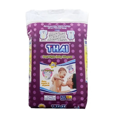Picture of Thai Baby Diaper Pant New Born (0-4 Kg) 42 Pcs 41-80 Pcs
