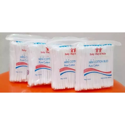 Picture of Thai Mini White High Quality Cotton Buds Pure Cotton 6 Packets White