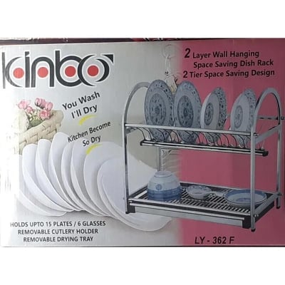 Picture of 2 layer Kinbo Kitchen dish rack 362F Multicolor