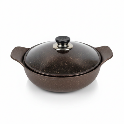 Picture of BD-KOR SHALLOW CASSEROLE (24 CM) With Glass Lid Multicolor