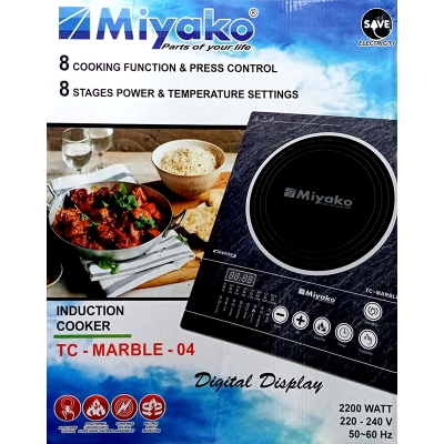 Picture of Miyako Induction Cooker TC-MARBLE04 (INVERTER) FREE COOKING POT Mixed