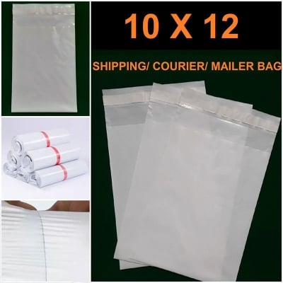 Picture of 10X12 Inch 100PCS Courier Shipping/ Courier/ Mailer Poly Bags (Packaging Material) Shipping Bags/ Stackers Multicolor