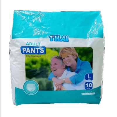 Picture of Thai Adult Pant Diaper Size-L 10PCS (90-140CM) (30-55 Inches) Multicolor