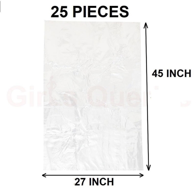 Picture of Clear (45" X27") 25PCS Trash Bag / Poly Bag / Garbage Bag / Moyla Felar Bag Multicolor