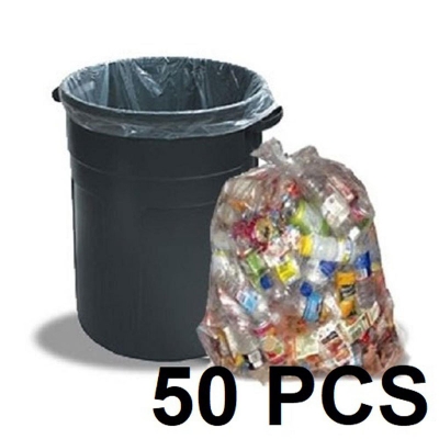 Picture of Clear (16" X12") 50PCS Trash Bag / Poly Bag / Garbage Bag / Moyla Felar Bag Multicolor