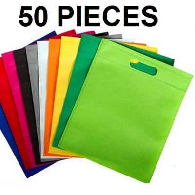 Picture of Colorful Tissue Shopping Bag 30gsm 50 Piece 12*16 Multicolor