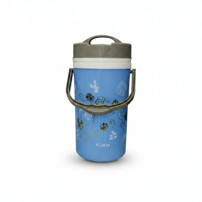 Picture of Kiam Monalisa Steel Hot Tiffin Carrier Lunch Pot (5 SS Pot and 1 Plastic Pot) Multicolor5