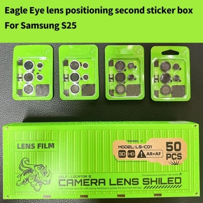 Picture of Camera Lens Glass Protector Easy Install for  Samsung Galaxy A05s / A25 / A26 /  A35 / A36 / A55 / A56 / S22 Ultra / S23 – HD Clear Tempered Glass Camera Protection Film, Phone Camera Lens Film