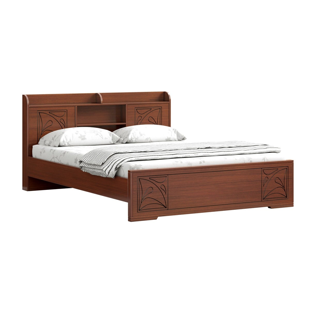 Picture of REGAL WOODEN BED- COZEVA BDH-388-3-1-20 (Double)
