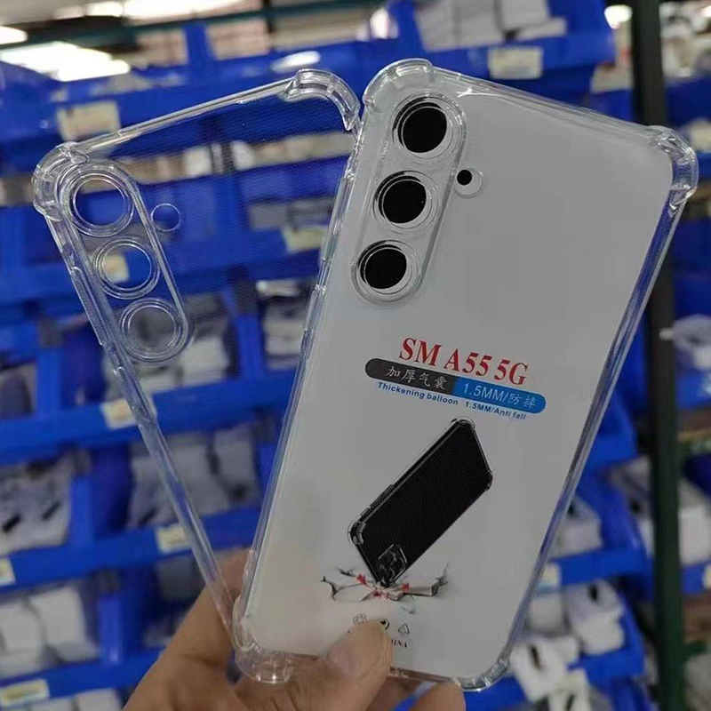 Picture of Honor Transparent Shockproof Air Cushion Back Cover for Honor X6A / X7A / X8B 4G / X8C 4G / X9A 2023 / X9B 5G / X9C 5G / X60 Pro 5G / Magic5 Lite / Magic6 Lite 5G / Magic7 Lite 5G / 200 Lite 5G / 400 Lite 5G / POP5 Lite Clear Soft TPU Protective Case