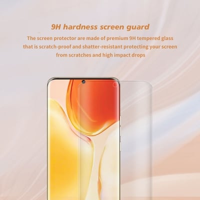 Picture of UV 3D Curved Tempered Glass Easy Install Liquid Full Screen UV Liquid Full Glue Tempered Glass Screen Protector For Edge 50 Pro / iP 15 Pro Max / iP 15 Pro /iP 16 /iP 13/13 pro/14/ iP 16 Pro /ip 12 Pro Max