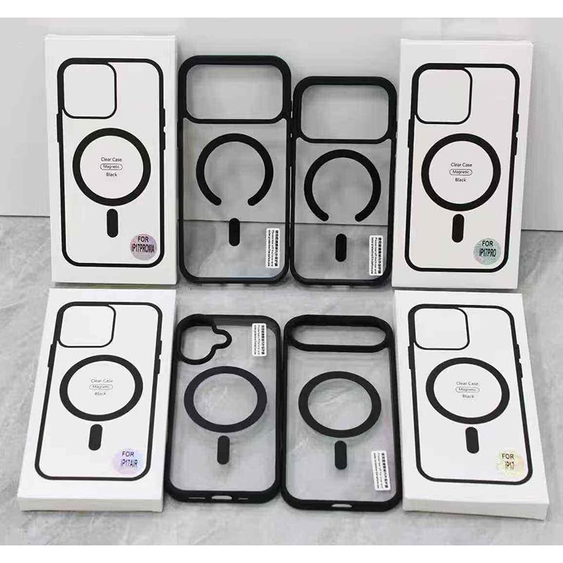 Picture of MagSafe Magnetic Wireless Charging Clear Case for Samsung Galaxy A05 A06 A07 A15 A16 A17 A23 A24 A25 A26 A35 A36 A54 A55 A56 A57 Shockproof Transparent Back Cover