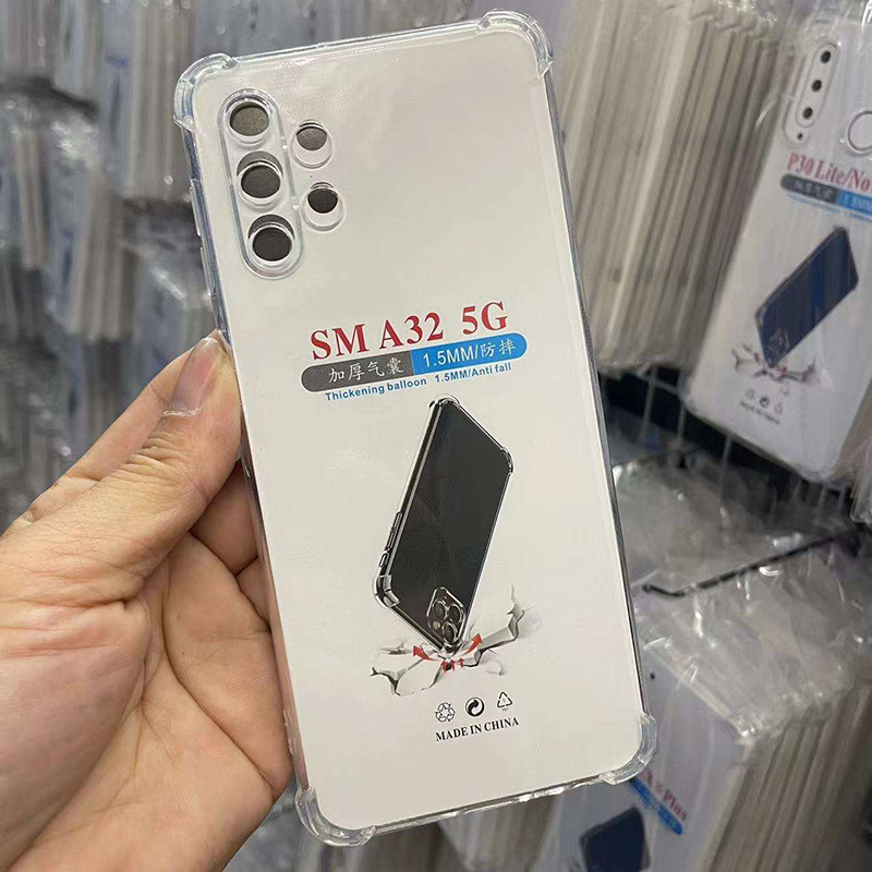 Picture of Honor Transparent Shockproof Air Cushion Back Cover for Honor X6A / X7A / X8B 4G / X8C 4G / X9A 2023 / X9B 5G / X9C 5G / X60 Pro 5G / Magic5 Lite / Magic6 Lite 5G / Magic7 Lite 5G / 200 Lite 5G / 400 Lite 5G / POP5 Lite Clear Soft TPU Protective Case
