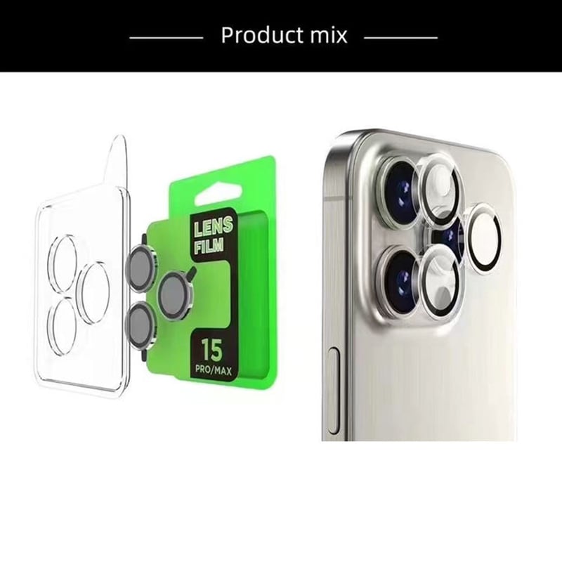 Picture of Camera Lens Protector For Oppo Reno 12 5G / Oppo Reno 13 Pro – Tempered Glass Lens Film, Scratch Resistant, HD Clear, Easy Install
