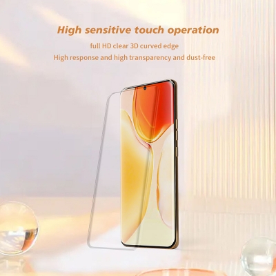 Picture of UV 3D Curved Tempered Glass Easy Install Liquid Full Screen UV Liquid Full Glue Tempered Glass Screen Protector For Edge 50 Pro / iP 15 Pro Max / iP 15 Pro /iP 16 /iP 13/13 pro/14/ iP 16 Pro /ip 12 Pro Max