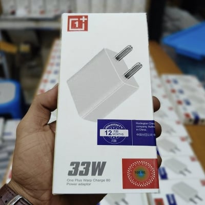 Picture of 33W Fast Charger Adapter for Redmi Vivo Realme Oppo Samsung OnePlus Motorola Infinix | Super Fast Charging USB Wall Charger | Mobile Quick Charge Adapter