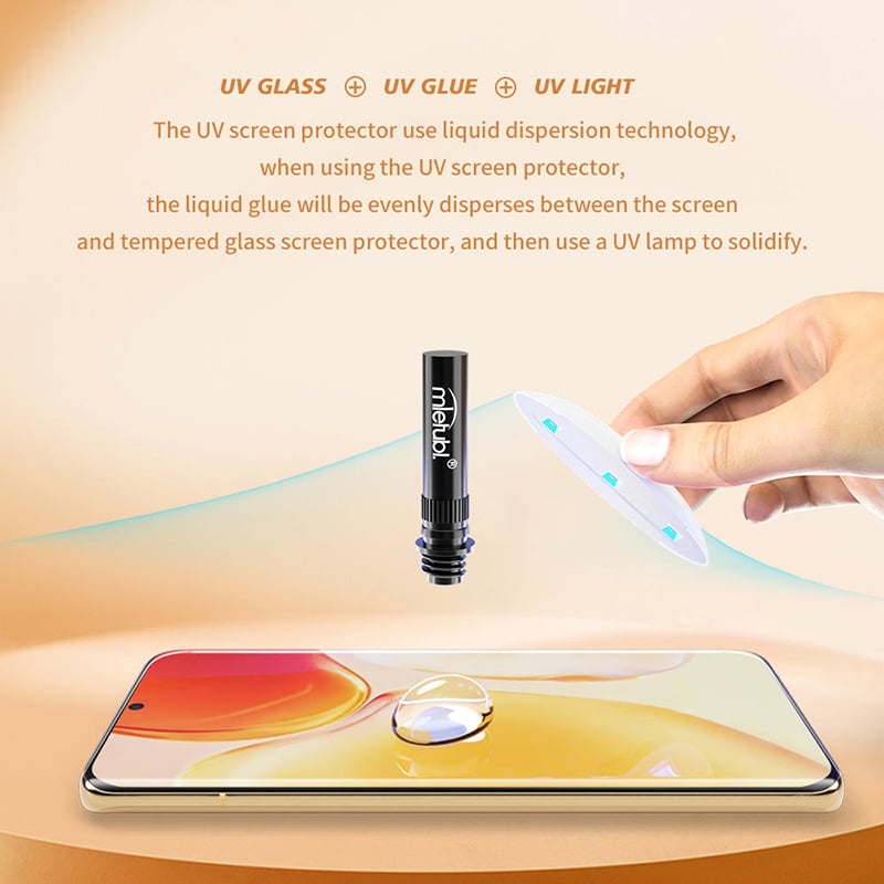 Picture of UV 3D Curved Tempered Glass Easy Install Liquid Full Screen UV Liquid Full Glue Tempered Glass Screen Protector For Edge 50 Pro / iP 15 Pro Max / iP 15 Pro /iP 16 /iP 13/13 pro/14/ iP 16 Pro /ip 12 Pro Max