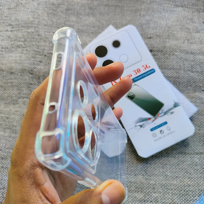 Picture of For Realme Note 70 4G / Realme Note 70T 4G Transparent Shockproof Back Cover 1.5MM Air Cushion Soft TPU Clear Case