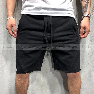 Picture of Fashionable and Trendy Black Color Cotton Short Pant for Men(Black,Int:34)