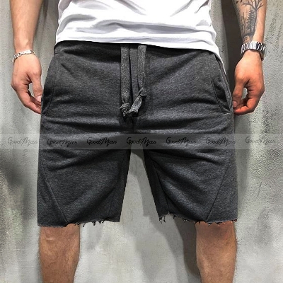 Picture of Fashionable and Trendy Charcoal Color Short Pant For Men(Grey,Waist:30)