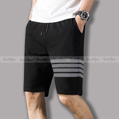 Picture of Black Color Trendy Short Pant for Men(Black,Int:32)