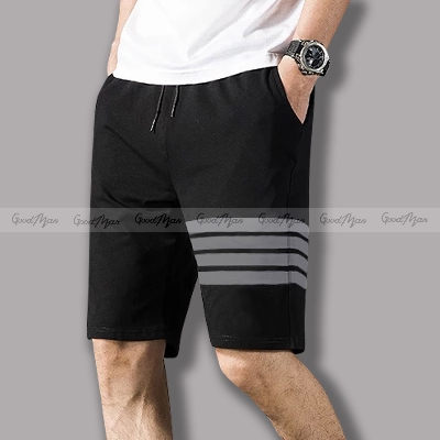 Picture of Black Color Trendy Short Pant for Men(Black,Int:30)