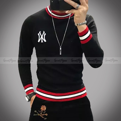 Picture of Premium Quality Black Color Cotton Full Sleeve Sweater for Men - Sweater For Men(Black,Int:M)