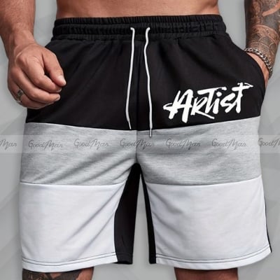 Picture of Premium Quality Black Color Cotton Short Pant for Men.(Black,Int:34)