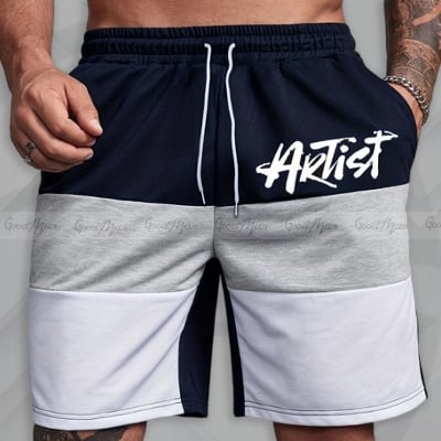 Picture of Premium Quality Navy Blue Color Cotton Short Pant for Men.(Navy Blue,Int:28)