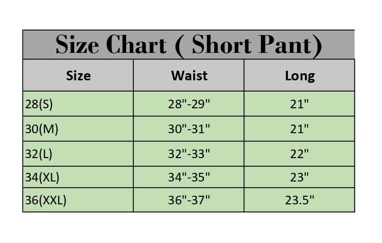 Picture of Premium Quality Dark Gray Color Cotton Short Pant for Men.(Dark Grey,Int:34)